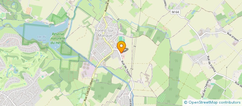 localisation de l'entreprise HOMC2  FOREST-SUR-MARQUE
