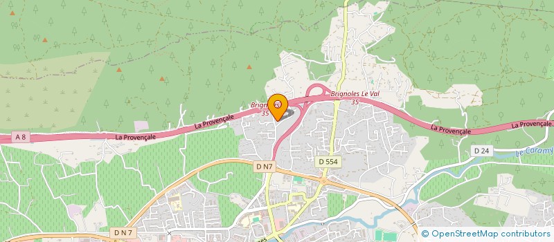 localisation de l'entreprise HOME 22 à BRIGNOLES