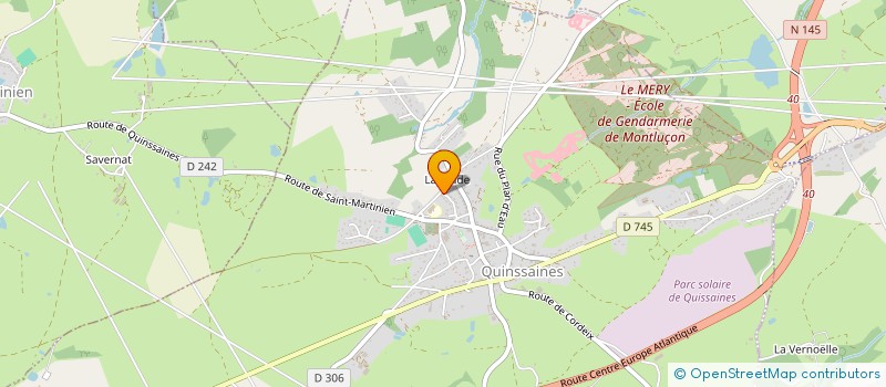 localisation de l'entreprise HOME 27 à QUINSSAINES