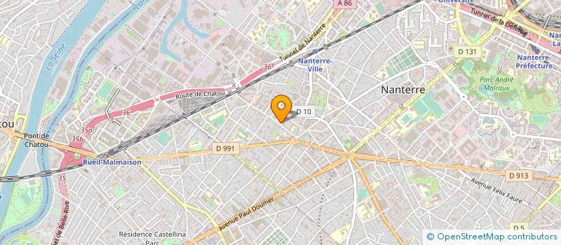 localisation de l'entreprise HOME 4 DREAM  NANTERRE