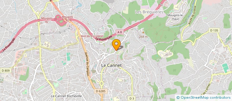 localisation de l'entreprise HOME à LE CANNET