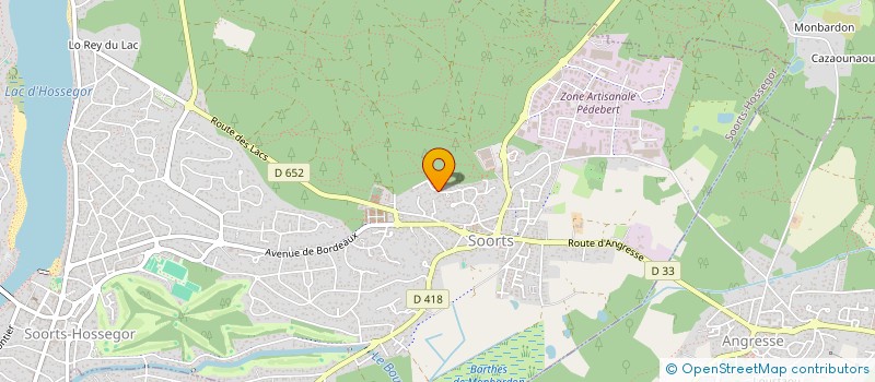 localisation de l'entreprise HOME 4U  SOORTS-HOSSEGOR