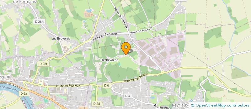 localisation de l'entreprise HOME 5 à REYRIEUX