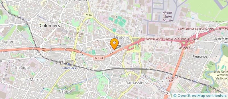 localisation de l'entreprise HOME 56 CUISINES ET BAINS à COLOMIERS