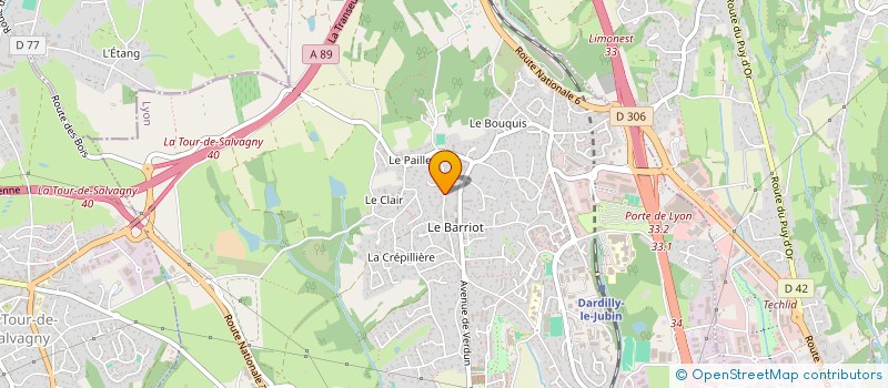 localisation de l'entreprise HOME à DARDILLY