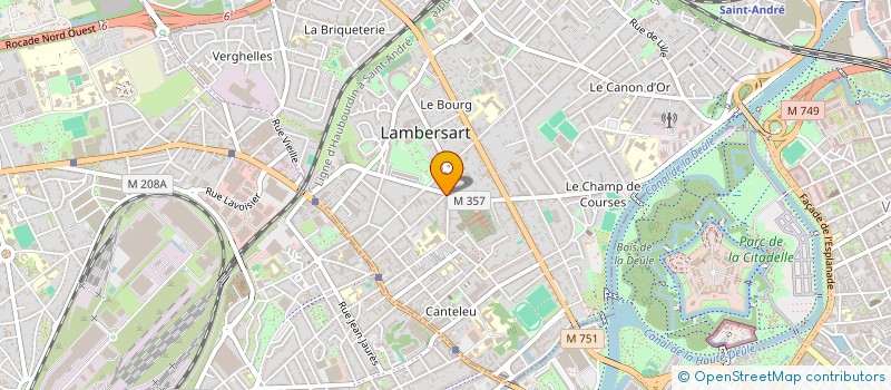 localisation de l'entreprise HOME à LAMBERSART