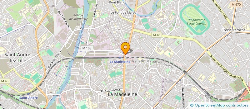 localisation de l'entreprise HOME à MARCQ-EN-BARŒUL