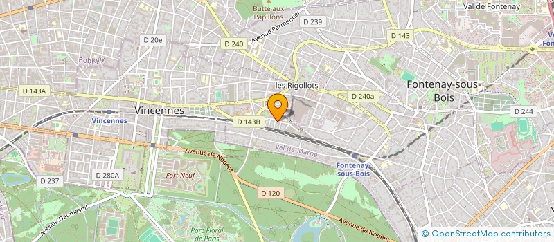 localisation de l'entreprise HOME à VINCENNES