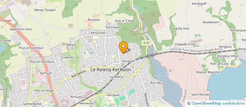 localisation de l'entreprise HOME à LE RELECQ-KERHUON
