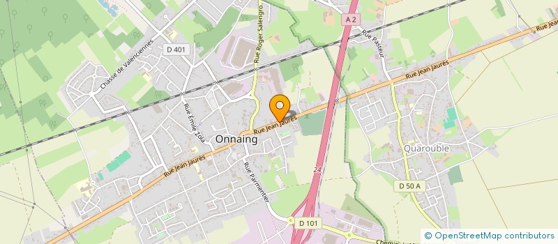 localisation de l'entreprise HOME à ONNAING