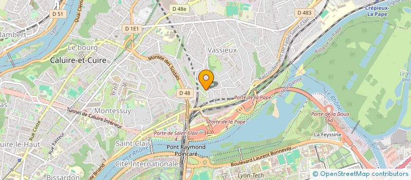 localisation de l'entreprise HOME  CALUIRE-ET-CUIRE