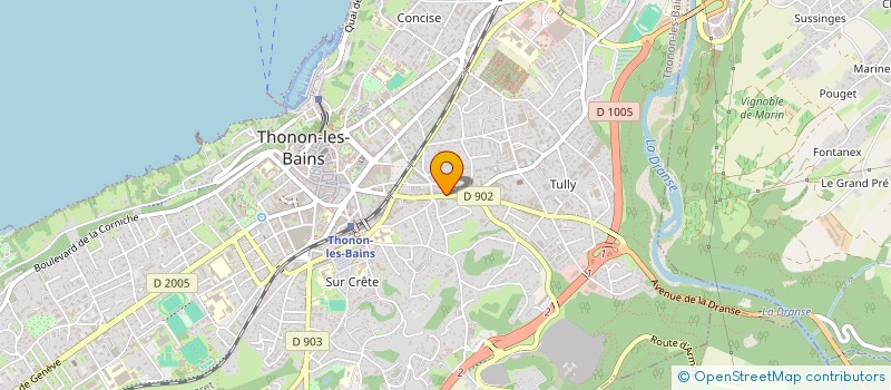 localisation de l'entreprise HOME à THONON-LES-BAINS