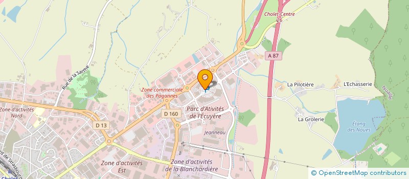 localisation de l'entreprise HOME à CHOLET