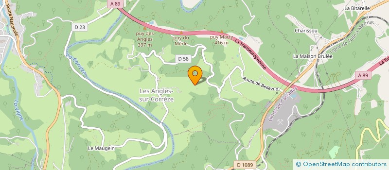 localisation de l'entreprise HOME  TULLE