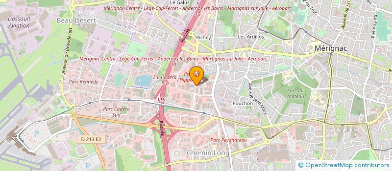 localisation de l'entreprise HOME AGENCEMENT à MERIGNAC