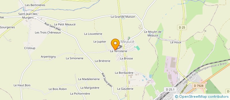 localisation de l'entreprise HOME AIDES 28 à MEAUCE
