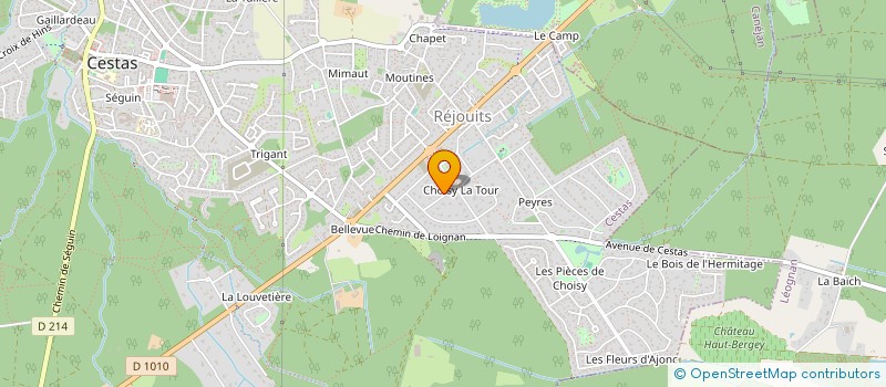 localisation de l'entreprise HOME ARQUEY  CESTAS