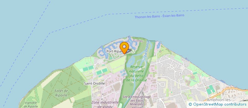 localisation de l'entreprise HOME ART SERVICES à THONON LES BAINS