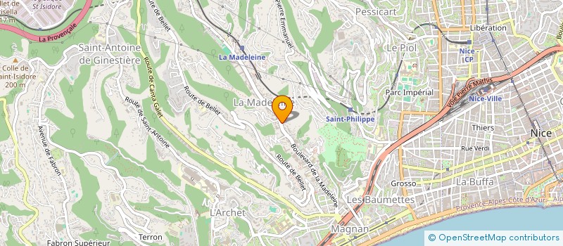 localisation de l'entreprise HOME ASSISTANCE  NICE