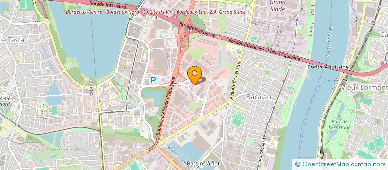 localisation de l'entreprise HOME ASTRAL à BORDEAUX