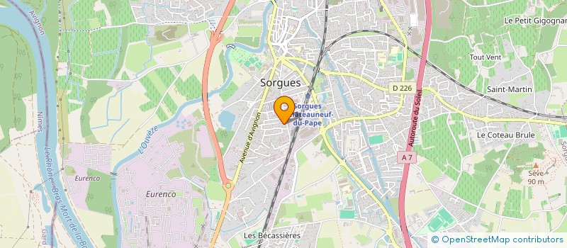 localisation de l'entreprise HOME ATOUT FER  SORGUES