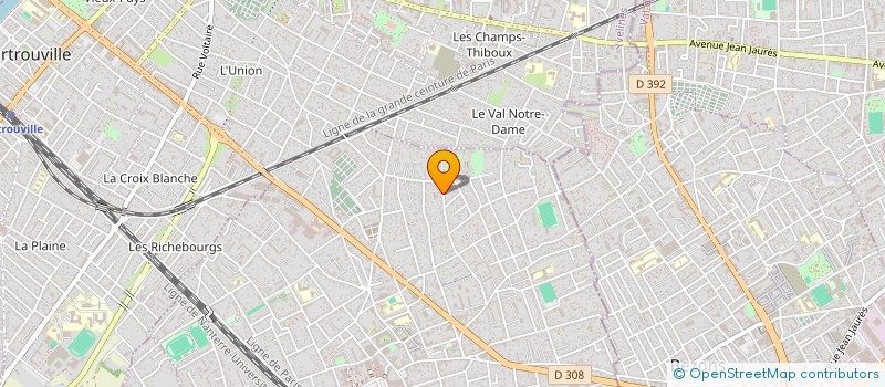 localisation de l'entreprise HOME ATOUT VERT à SARTROUVILLE