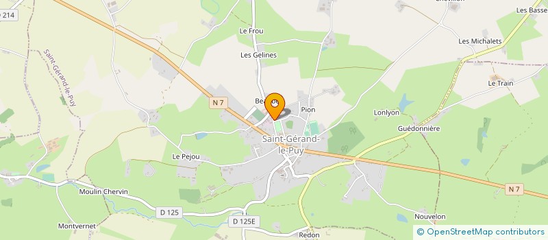 localisation de l'entreprise HOME ATTITUDES SARL à SAINT-GERAND-LE-PUY