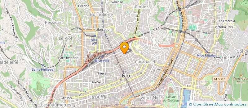 localisation de l'entreprise HOME AZUR  NICE