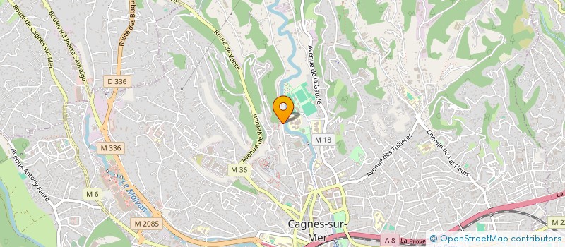 localisation de l'entreprise HOME AZUR RENOVATION à CAGNES-SUR-MER