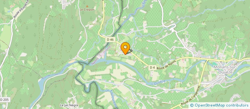 localisation de l'entreprise HOME B-JCR  MOLLANS-SUR-OUVEZE