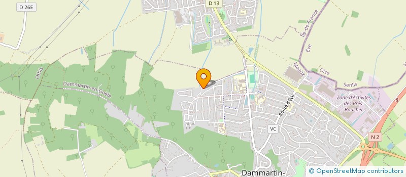 localisation de l'entreprise HOME BOSSE  DAMMARTIN-EN-GOELE