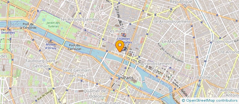 localisation de l'entreprise HOME BOUTIQUE à PARIS