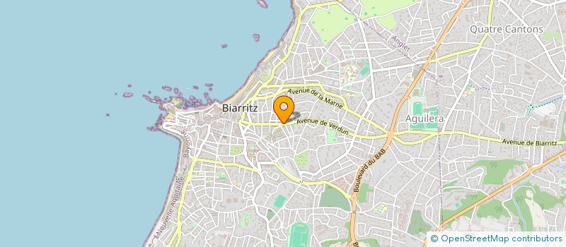 localisation de l'entreprise HOME BURGER à BIARRITZ