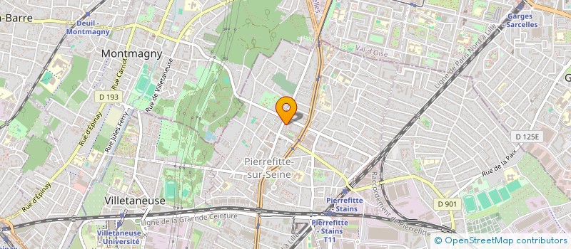 localisation de l'entreprise HOME BUSINESS.COM  PIERREFITTE-SUR-SEINE