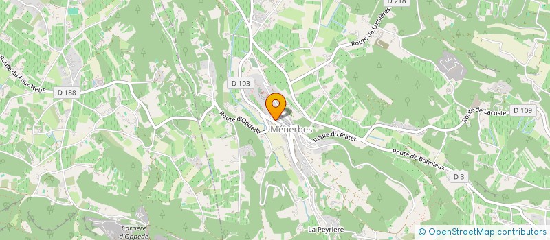 localisation de l'entreprise HOME CAPITAL INVESTISSEMENT  MENERBES