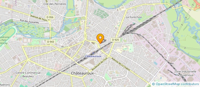 localisation de l'entreprise HOME CASTEL FINANCES à CHATEAUROUX