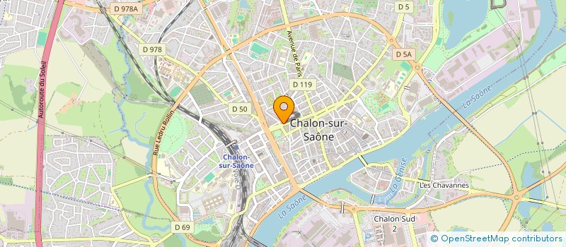 localisation de l'entreprise HOME CHAUFFAGE BOURGOGNE FRANCHE COMTE  CHALON-SUR-SAONE