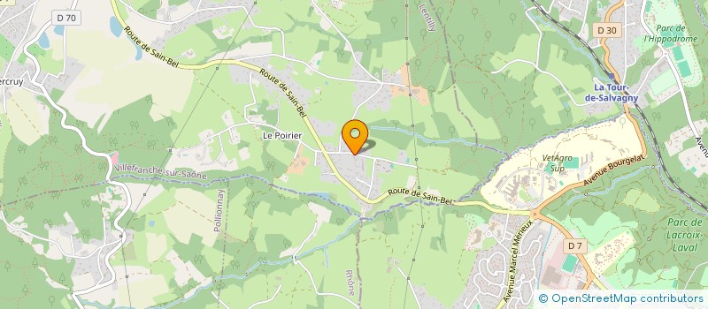 localisation de l'entreprise HOME CHECK  LENTILLY