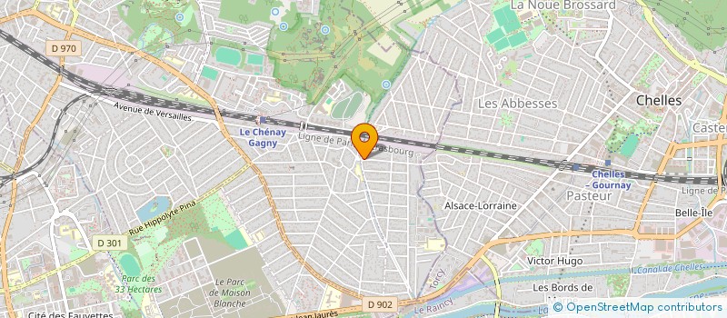 localisation de l'entreprise HOME CHIC  GAGNY