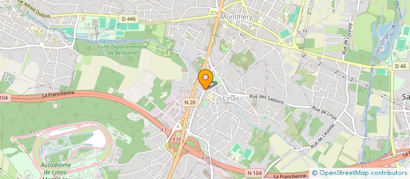 localisation de l'entreprise HOME CINEMA PROJECT à LINAS