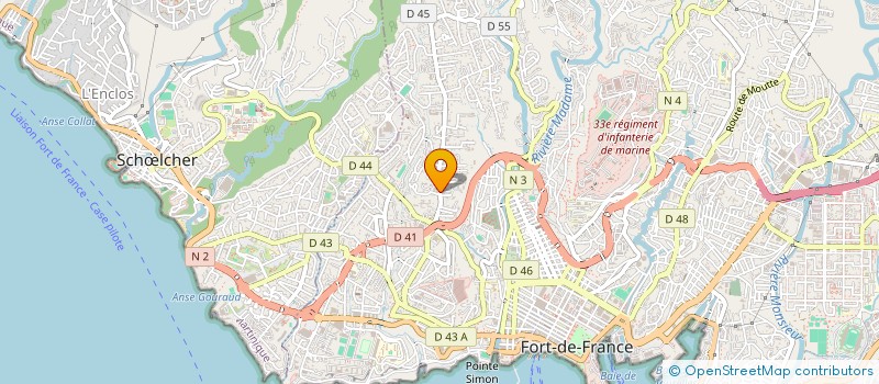 localisation de l'entreprise HOME CLEAN à FORT-DE-FRANCE