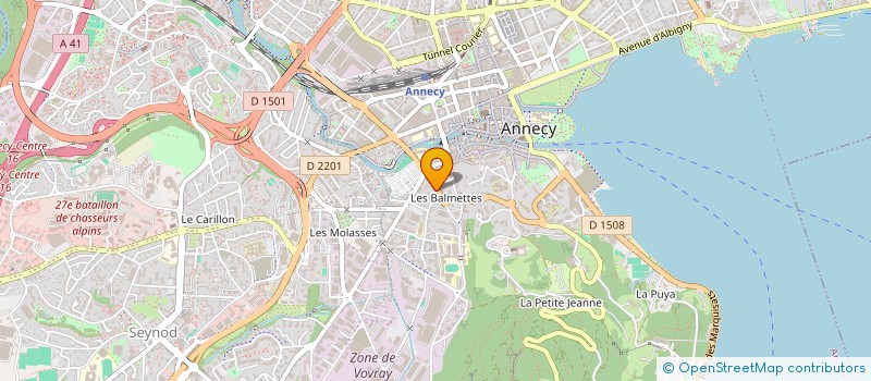 localisation de l'entreprise HOME CLEAN SERVICES à ANNECY