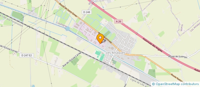 localisation de l'entreprise HOME&CO CONSTRUCTION BOIS  LES ATTAQUES