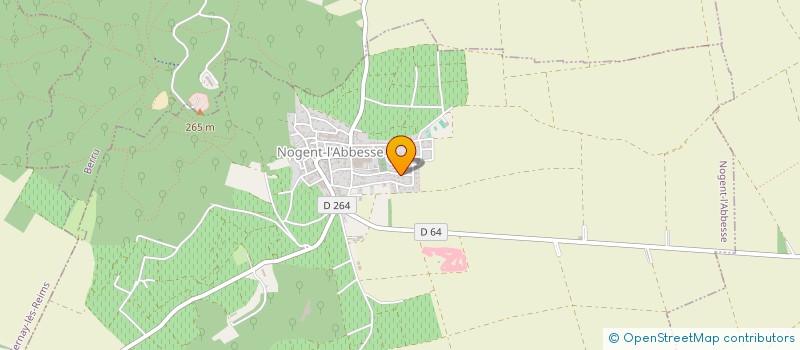 localisation de l'entreprise HOME COIFFURE  NOGENT-L'ABBESSE