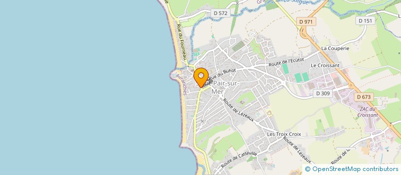 localisation de l'entreprise HOME COLLECT  SAINT-PAIR-SUR-MER