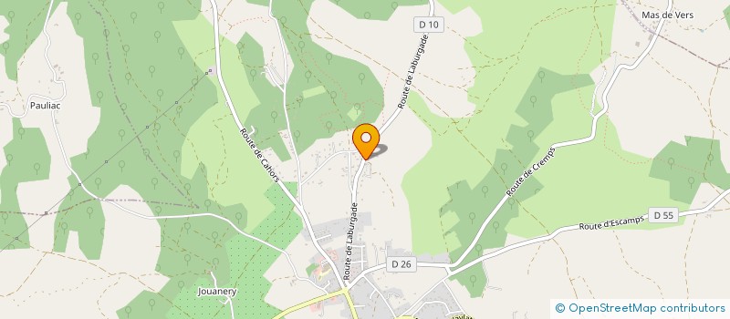 localisation de l'entreprise HOME COLORS DECO  LALBENQUE