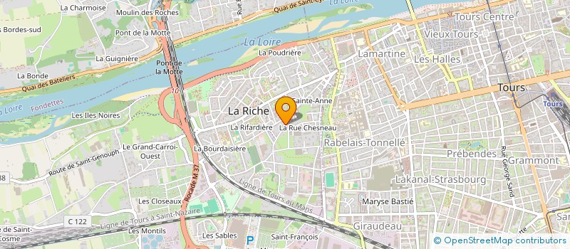 localisation de l'entreprise HOME CONCEPT  LA RICHE
