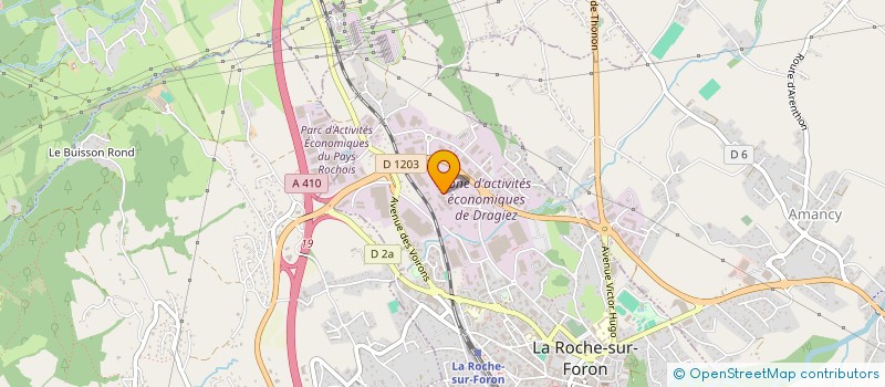 localisation de l'entreprise HOME CONCEPT à LA ROCHE-SUR-FORON