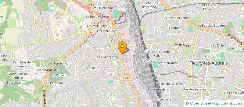 localisation de l'entreprise HOME CONCEPT 45 à FLEURY-LES-AUBRAIS