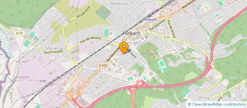 localisation de l'entreprise HOME CONCEPT 57 à SAINT-AVOLD